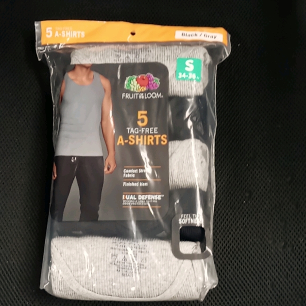 Blk and grey s tank tops.